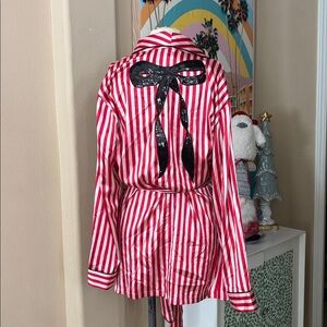 Victoria’s Secret Black Sequin Bow Robe